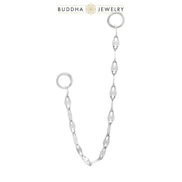 Chaînette piercing or 14k Tile Chain – Buddha Jewelry